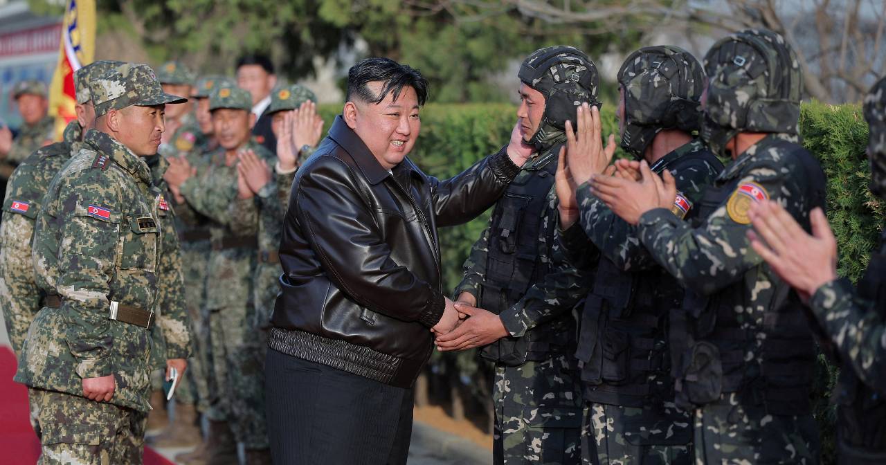 Kim Jong-un inspects North Korean People's Army tank unit