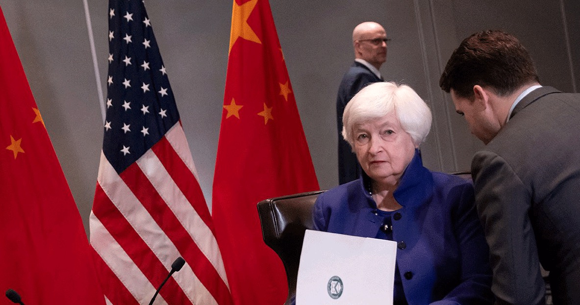 Yellen sets off for 7-day visit to China